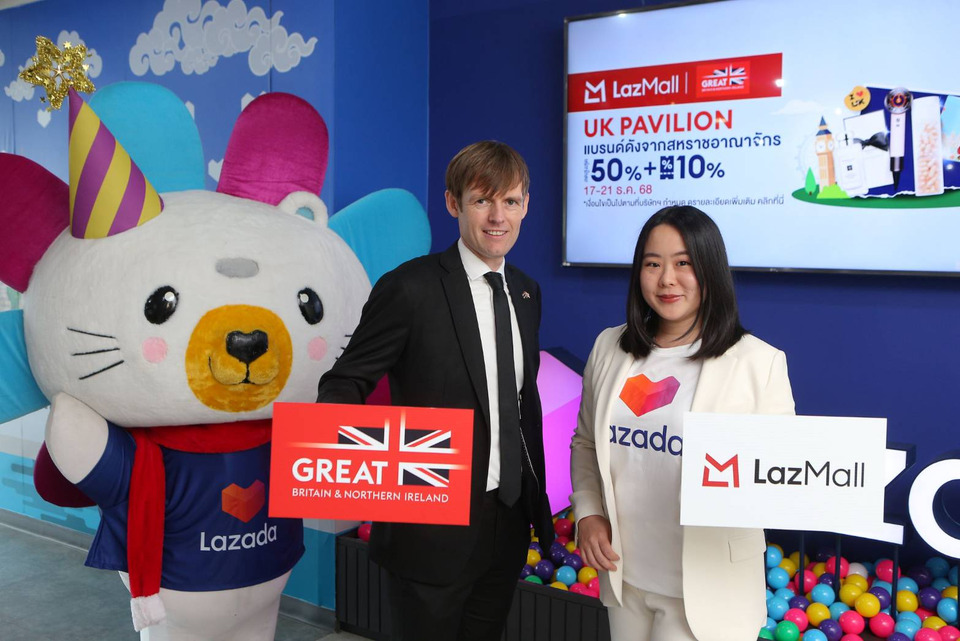 สถานทูตอังกฤษ จับมือ ลาซาด้า สานต่อแคมเปญ UK Pavilion รวมแบรนด์ดังบน LazMall มอบดีลสุดพิเศษ 17-21 ธ.ค. นี้ 