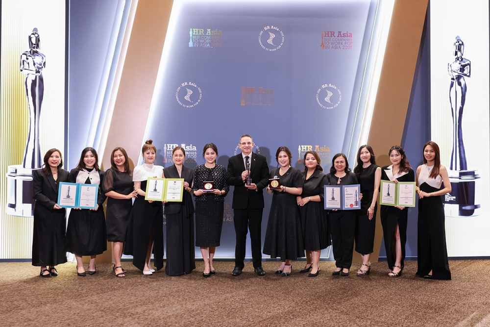 ดานอนฯ คว้า 4 รางวัล HR Asia Awards 2025 องค์กรนำด้านธุรกิจยั่งยืน สร้างวัฒนธรรมแห่งความใส่ใจ