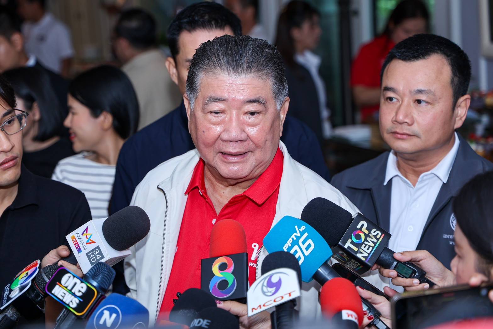 "ภูมิธรรม" ไม่รู้ "ทักษิณ" หมายถึงใคร ลาประชุมครม.เลี่ยงถกพรก.ภาษี มั่นใจ "เพื่อไทย" ยังทำงานร่วม "ภท." ต่อไปได้ 