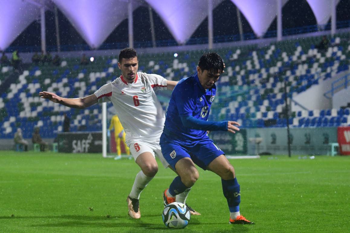 "ทีมชาติไทยU23" พ่าย "จอร์แดน" 1-3 WAFF นัดที่สอง