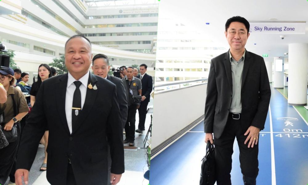 ล็อตแรกมาแล้ว ! "บิ๊กเกรียง-นิพนธ์" เข้ารับทราบข้อกล่าวหาปม "ฮั้วเลือกสว." บอกโล่งใจได้มาชี้แจง