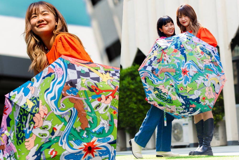 ต้อนรับฤดูฝนอย่างมีสไตล์ด้วยร่ม Supersports Designer Umbrella ออกแบบโดย Sahred Toy