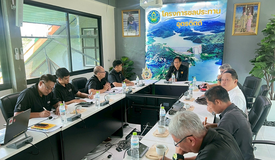 ชลประทานอุตรดิตถ์ถกแผนบริหารน้ำคลองส่งน้ำสายใหญ่ ฝายคลองตรอน 12,000 ไร่ รับมือเอลนีโญ