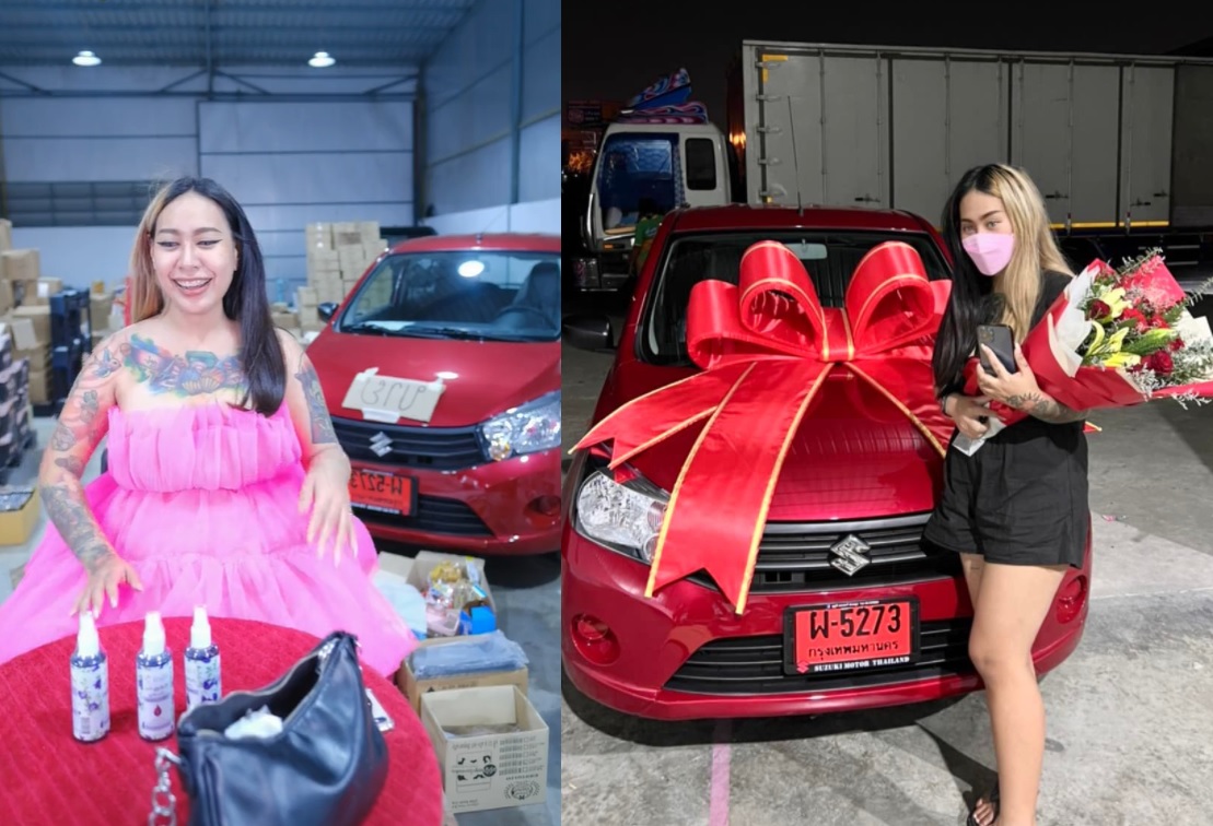  ลูกค้าสาวกล่องสุ่ม ‘พิมรี่พาย’ ประกาศขายรถป้ายแดงราคาต่ำกว่าศูนย์