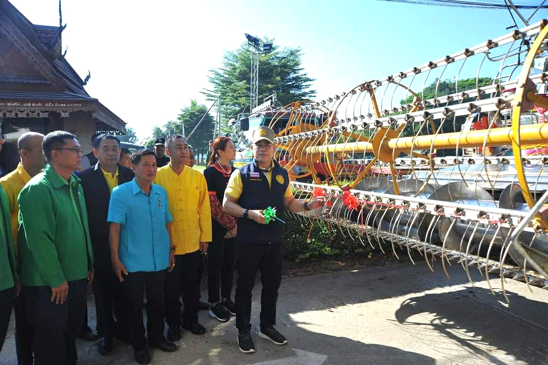 “ธรรมนัส” Kick off วันเริ่มต้นเก็บเกี่ยวข้าวหอมมะลิปี 63 พะเยา