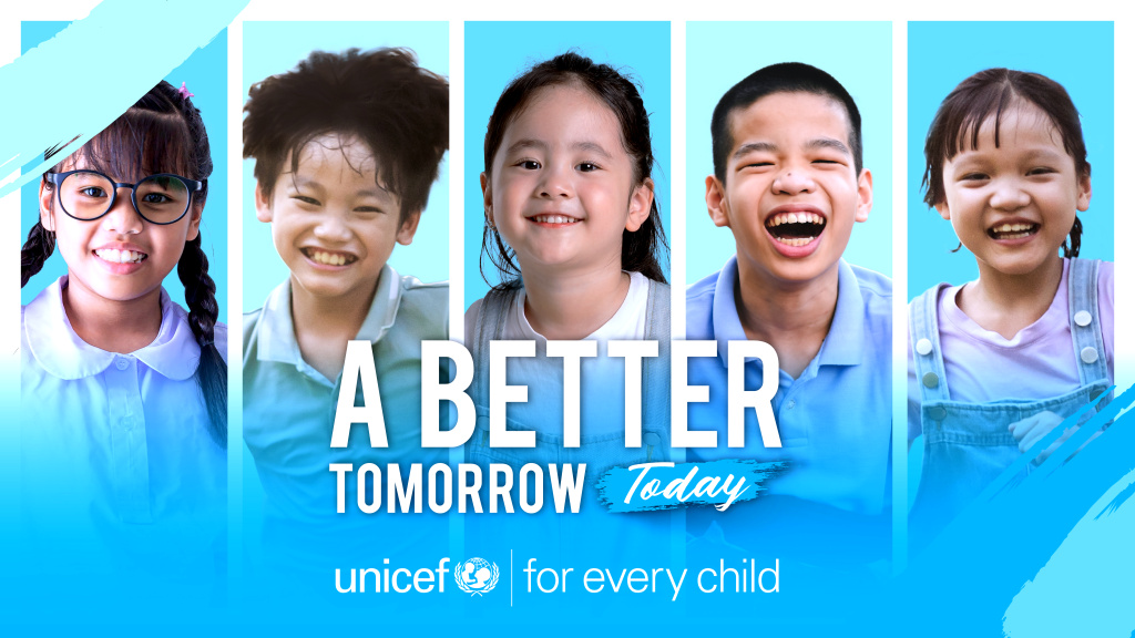 ยูนิเซฟส่งแคมเปญ "A BETTER TOMORROW TODAY" ปลุกพลังสร้างอนาคตเพื่อเด็กและเยาวชน