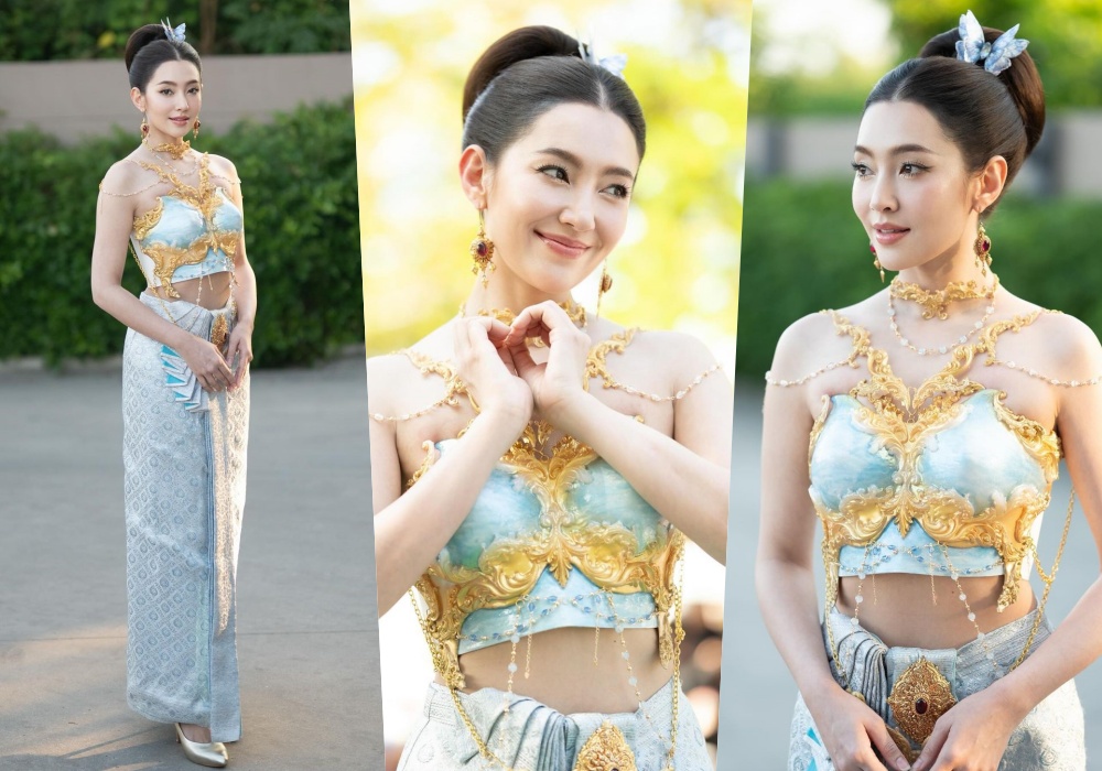งดงาม! "เบลล่า ราณี" ร่วมขบวนแห่งานนมัสการหลวงพ่อโสธร 2567