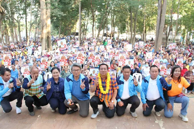 สกลนคร ชิง อบจ.โค้งสุดท้าย ดร.ชูพงศ์ ฟิตจัดปราศรัย 36 เขต บอกชาวบ้านทำแล้ว ทำอยู่ทำต่อไป
