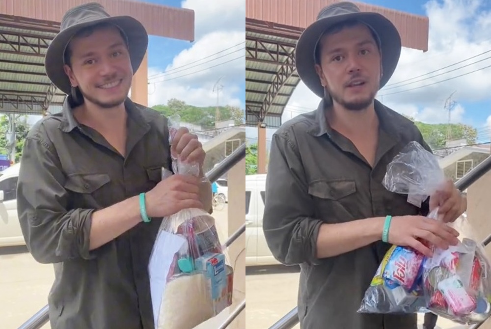 โซเชียลชื่นชม "หนุ่มเยอรมันจิตอาสา" ลงพื้นที่ช่วยผู้ประสบภัยน้ำท่วมเชียงราย