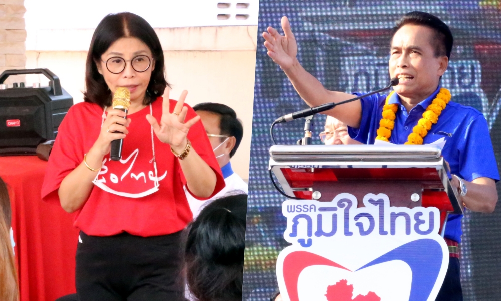 "มนพร" เจอศึกหนัก!! "สหายแสง" รุกข้ามเขตหวังล้มแชมป์ ส่งเมียลงแทน