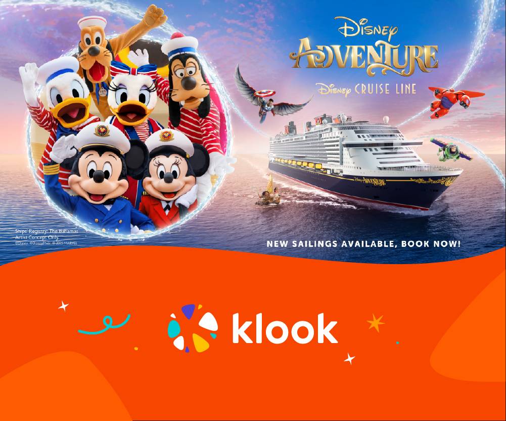 สิ้นสุดการรอคอย! ทริปล่องเรือสำราญระดับโลก Disney Adventure Klook เปิดจองประสบการณ์สุดล้ำ รอบใหม่ 