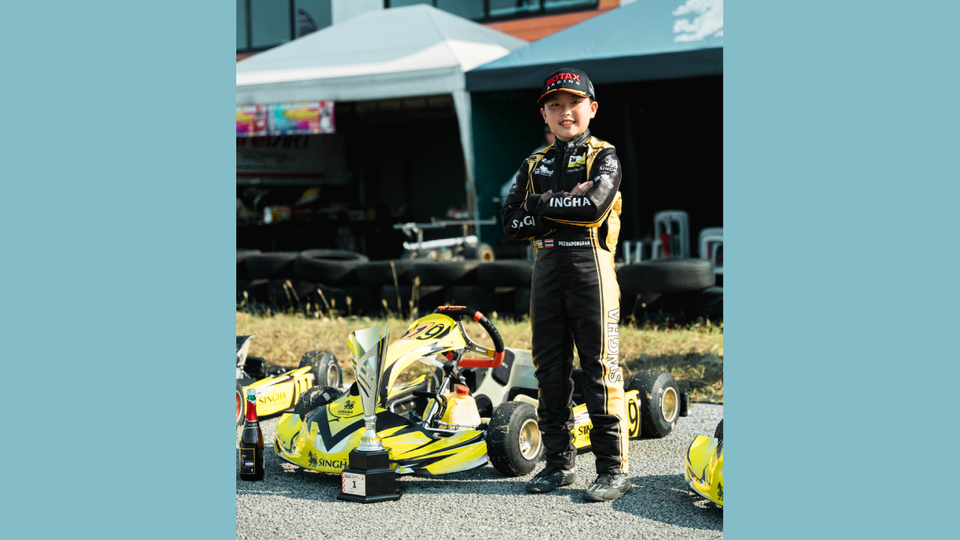 "ธาม ปรรณพัชร์" นักแข่งโกคาร์ทเยาวชนทีมสิงห์ ผงาดคว้าแชมป์รุ่น Micro MAX ศึก RMC Asia Trophy 2026 