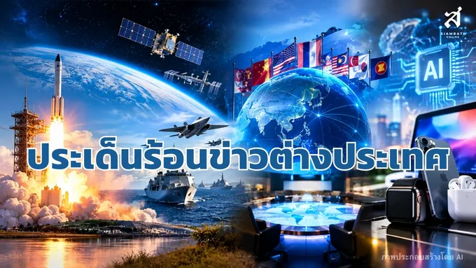 ประเด็นร้อนข่างต่างประเทศ วันที่ 9 กันยายน 2569