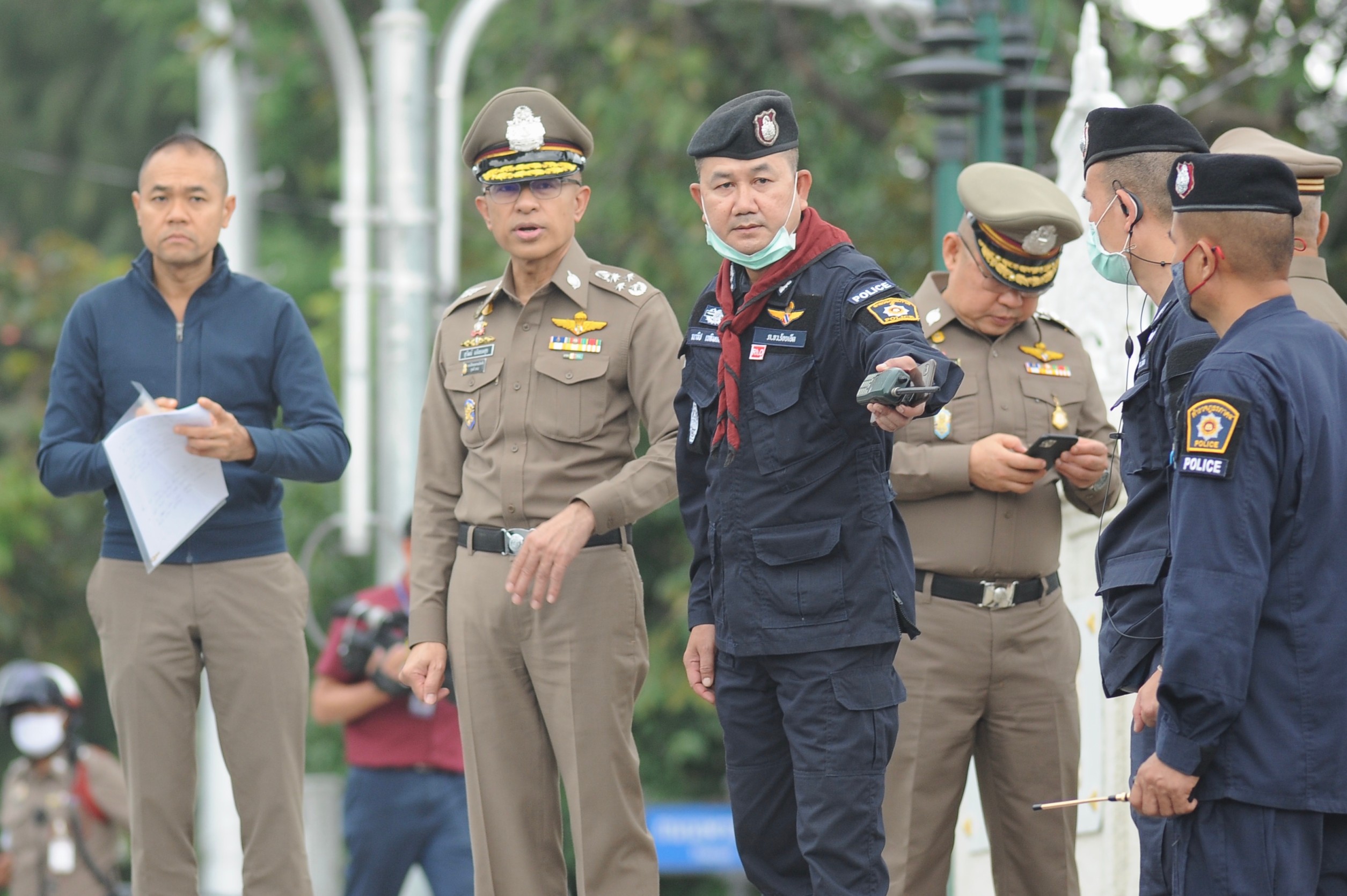 "ผบ.ตร."รุดตรวจการรักษาความปลอดภัย ที่ทำเนียบฯ ยังไม่เพิ่มกำลังตร.