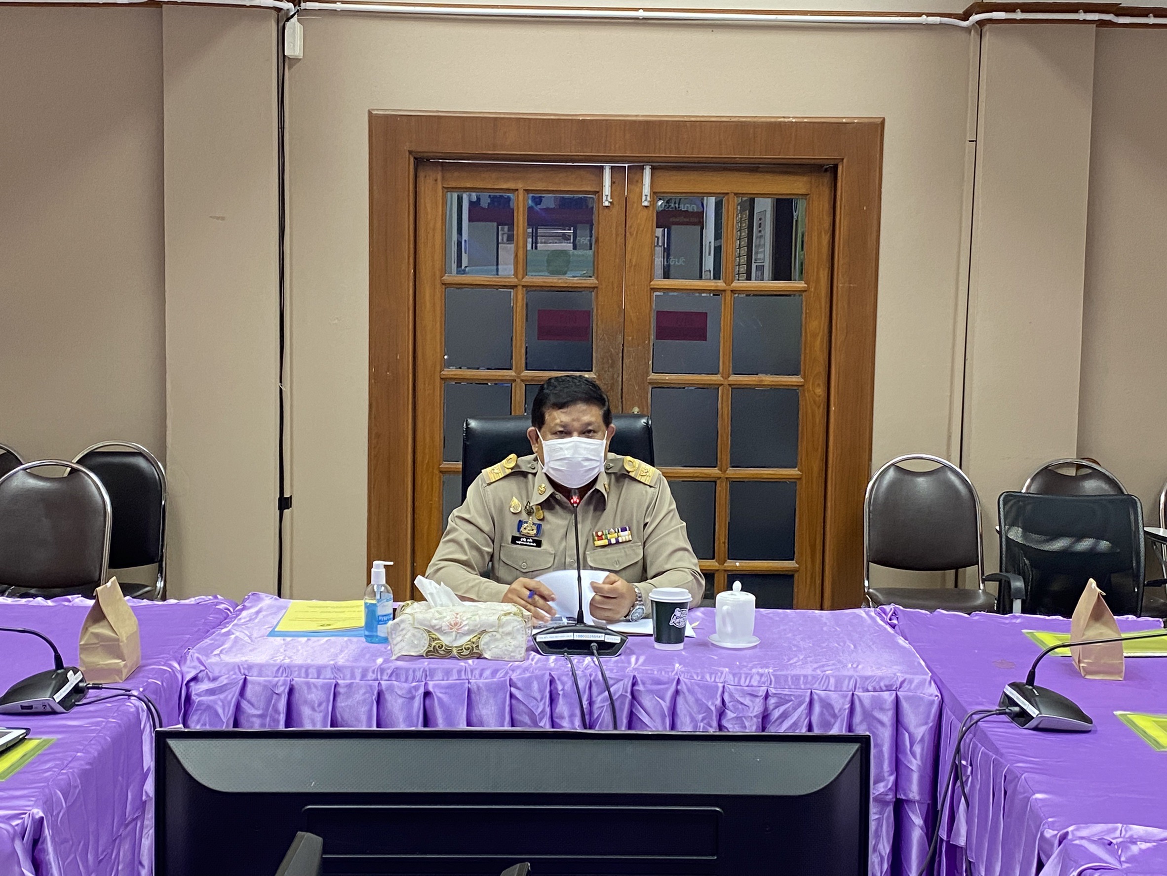 รองผู้ว่าฯตรังประชุมคณะกรรมการควบคุมผลิตภัณฑ์ยาสูบและควบคุมเครื่องดื่มแอลกอฮอล์