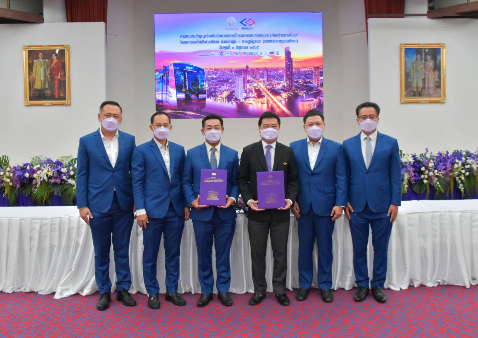 "กลุ่ม STI" ร่วมพิธีลงนามรถไฟฟ้าสายสีม่วงใต้ มูลค่าควบคุมงานกว่า 400 ล้านบาท     