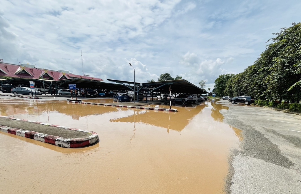 ท่าอากาศยานแม่ฟ้าหลวง ยังปลอดภัยจากน้ำท่วมเปิดบริการตามปกติ