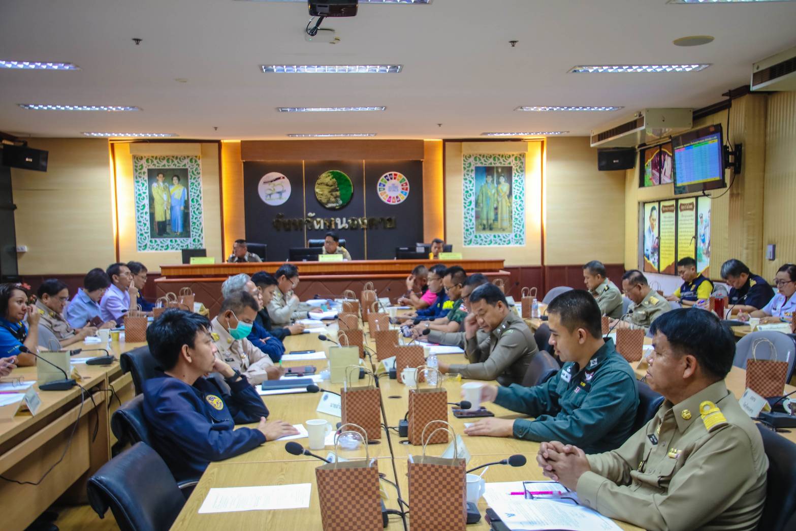 ผวจ.หนองคาย ประชุมเร่งรัดติดตามงานป้องกัน ปราบปราม แก้ไขปัญหายาเสพติดในพื้นที่