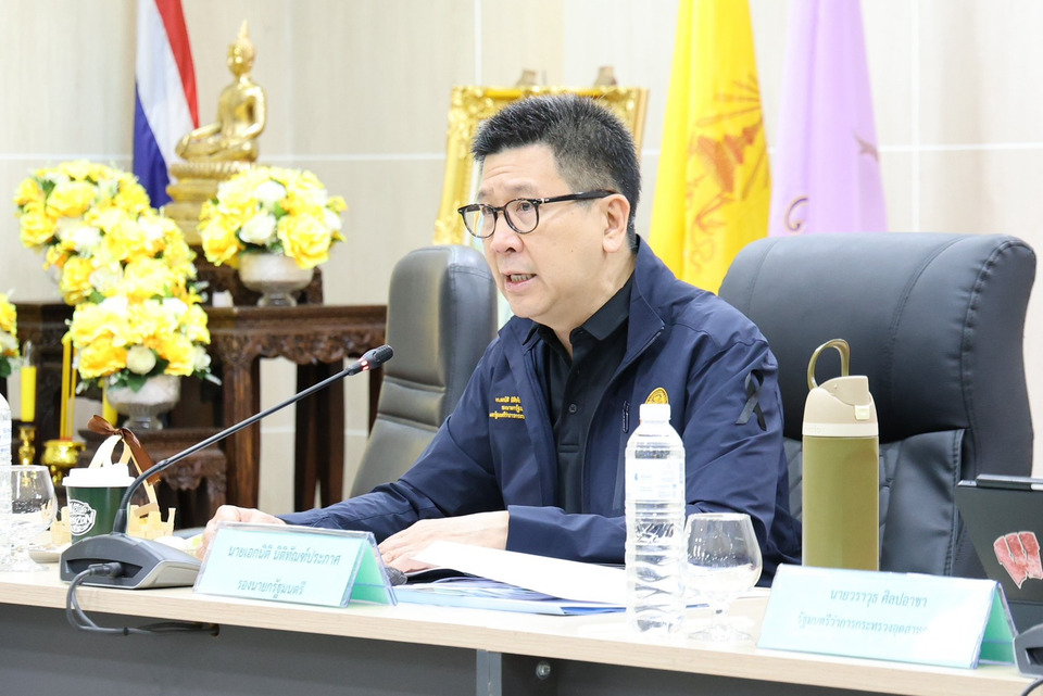 "เอกนิติ" สั่งรับมือมวลน้ำเหนือ เตรียมแผนล่วงหน้า ก.ย.–ต.ค. 69 บูรณาการข้อมูล Real Time แจ้งเตือน 24 ชม.