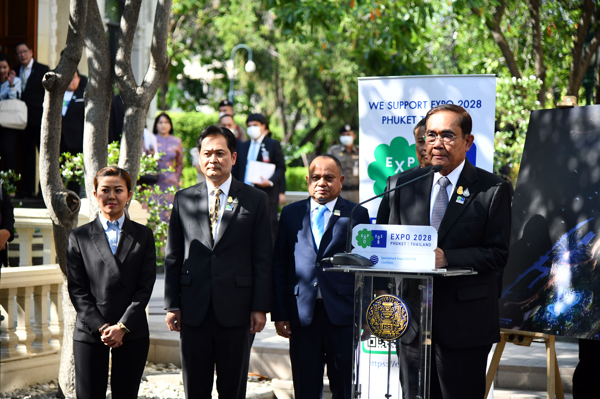 "นายกฯ" ประชุมจัดงาน ภูเก็ต EXPO 2028 เดินหน้าหาเสียง สมาชิกBIE หนุนไทย หวังสร้างโอกาสดึงเศรษฐกิจ  ชื่อเสียงประเทศ