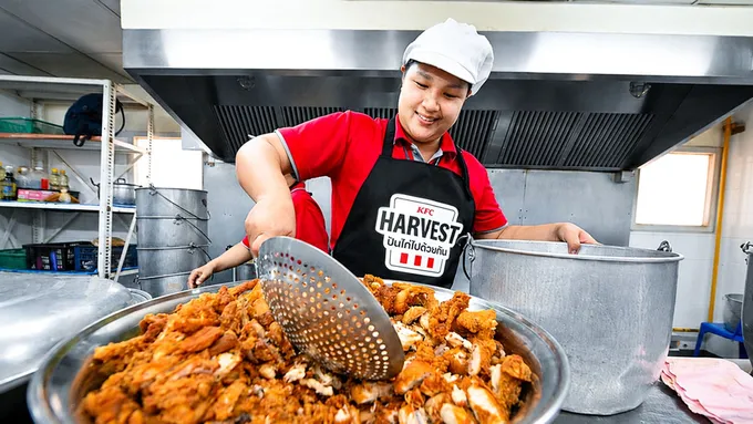 KFC Harvest สานต่อแนวคิด “ไม่ทิ้ง...ให้ใครต้องหิว” เปลี่ยนอาหารส่วนเกินสู่สังคมยั่งยืน
