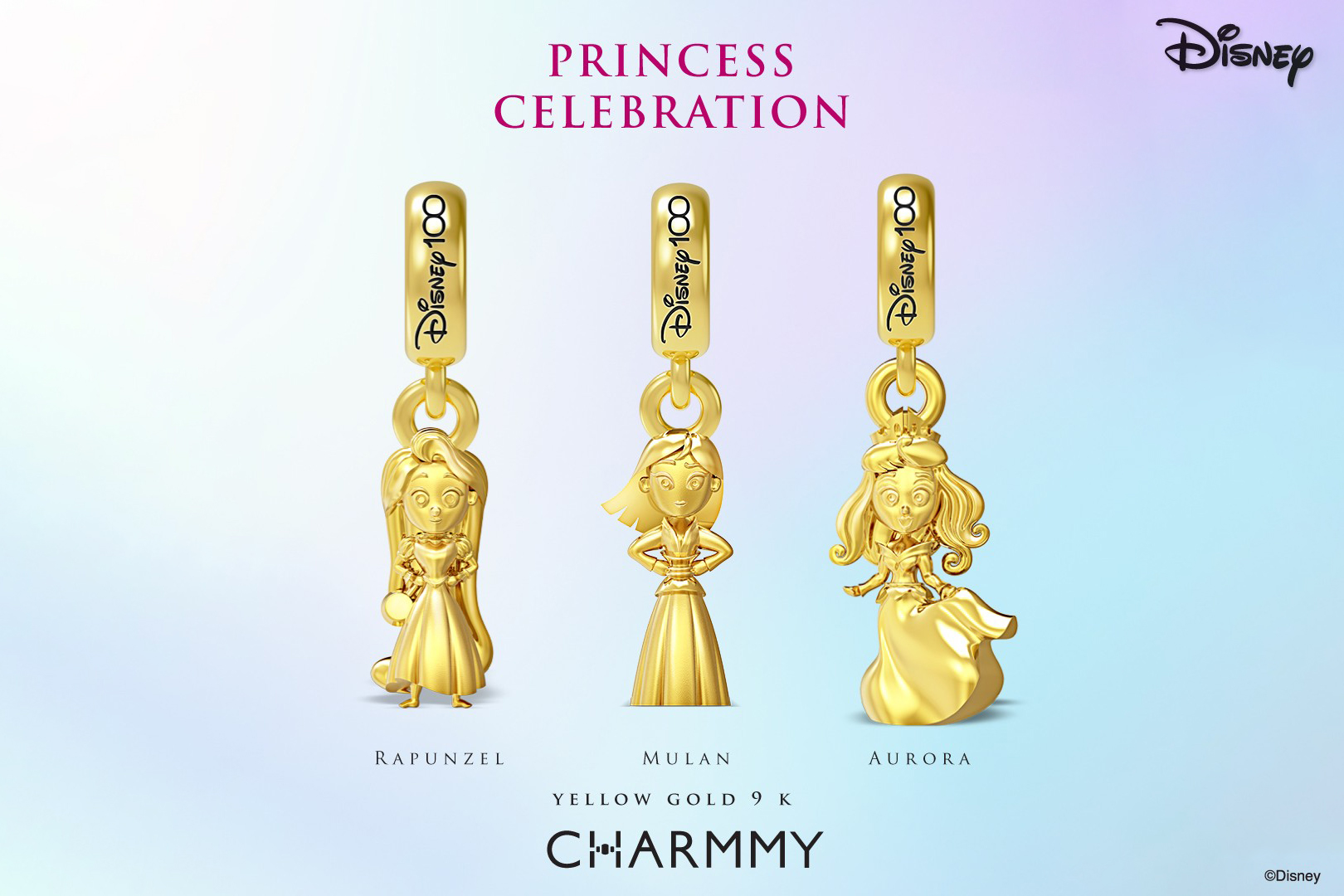 “NGG JEWELLERY” จับมือ Disney ส่งคอลเลคชั่นพิเศษ! กำไรทองคำมินิมอล 'DISNEY 100 YEAR LIMITED EDITION X CHARMMY' 6 คาแรกเตอร์สุดเก๋