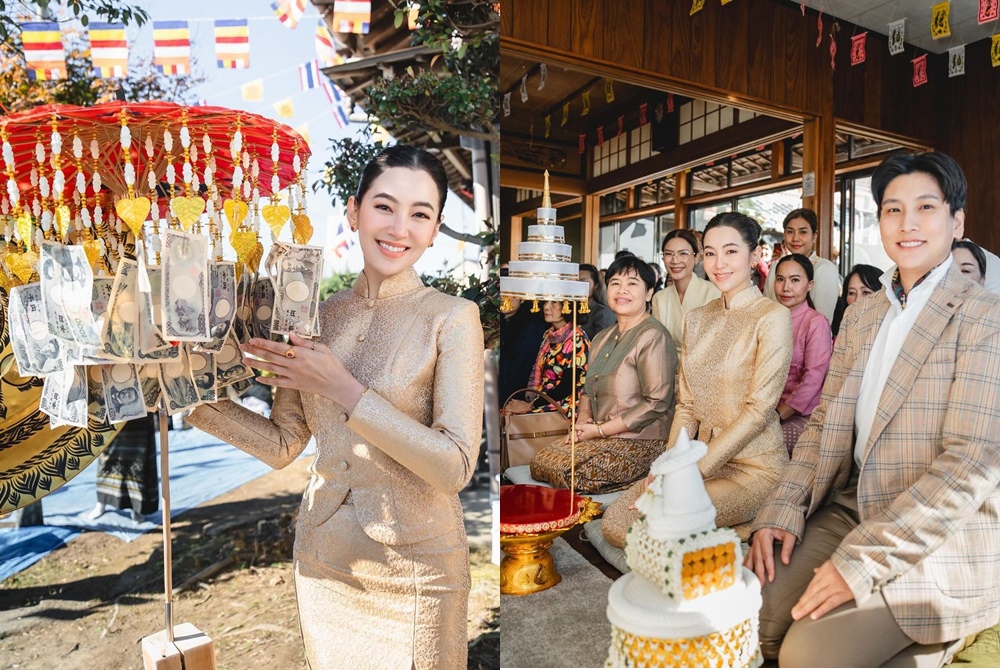 "เบลล่า" เปิดเลขยอดกฐินที่ญี่ปุ่น  "วิล ชวิณ" ร่วมทริปบุญด้วย