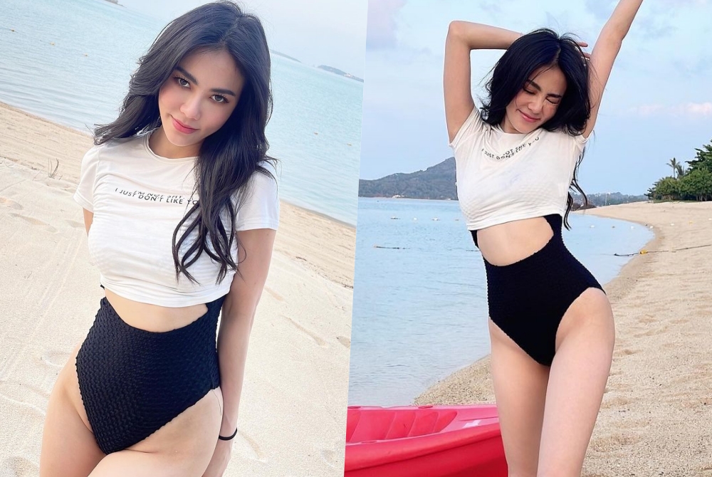"กิ๊บซี่" นุ่งวันพีซเว้าสูงเสิร์ฟหุ่นแซ่บอวดเรียวขาขาว