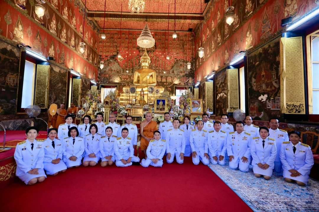 ยธ. จัดพิธีเจริญพระพุทธมนต์และเจริญจิตตภาวนา ถวายเป็นพระราชกุศล