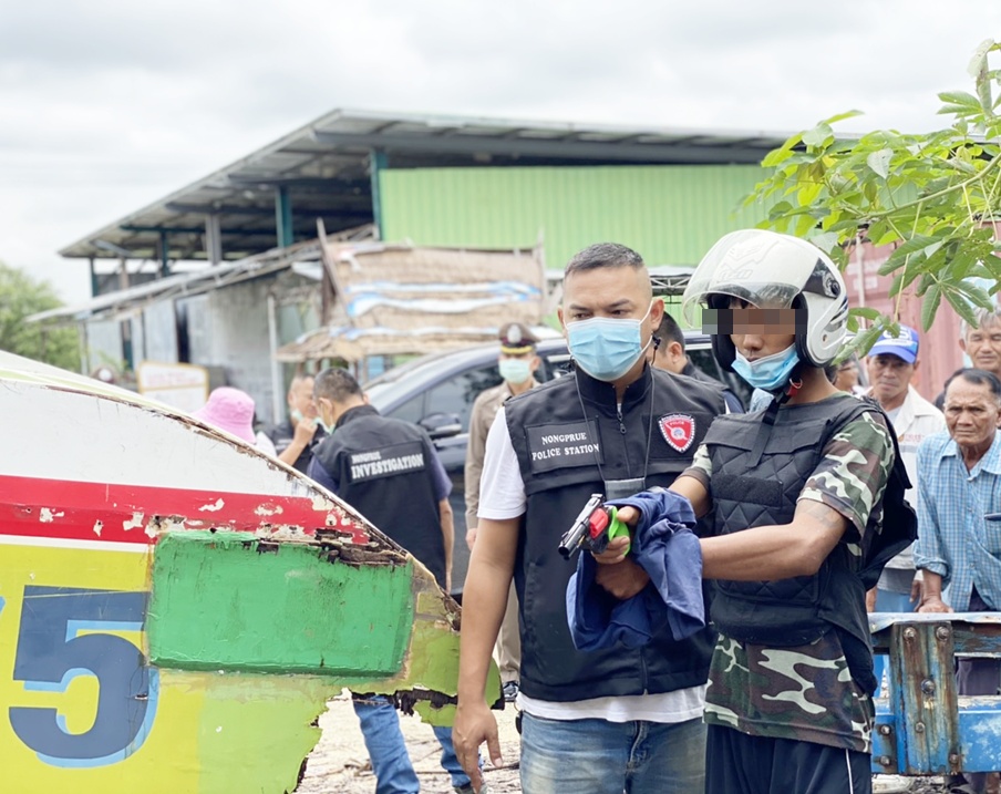 ตร.หนองปรือ รวบมือปืนยิงช่างอู่ต่อเรือเจ็บสาหัส-แค้นถูกข่มเหงบ่อย