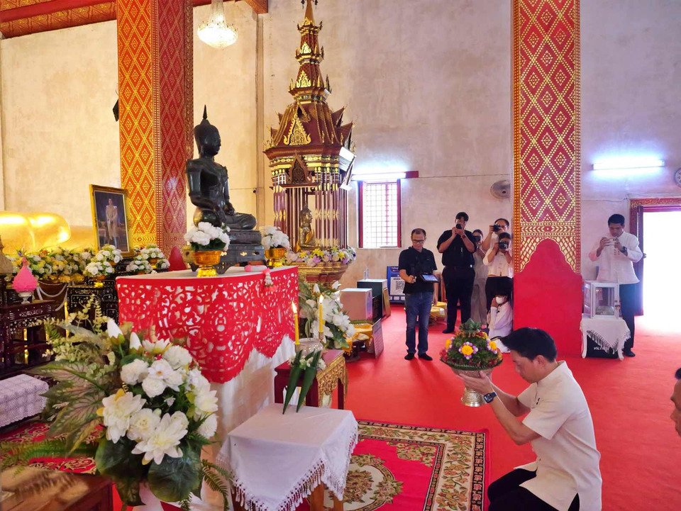 พะเยาอัญเชิญ “พระเจ้าตอง” กลับวัดขุนต๊ำ หลังหายจากวัดเกือบ 70 ปี 