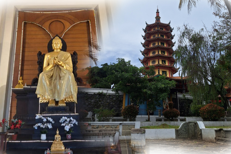 'วัดวาตูกอง' วัดพุทธเถรวาทศิลปผสมจีน เมืองเซอมารัง