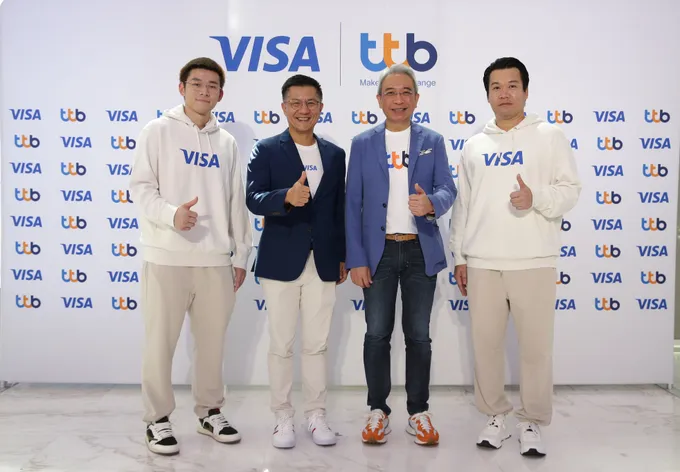 บัตรเดบิตวีซ่า ttb all free และวีซ่า ร่วมฉลองความสำเร็จ “วิว กุลวุฒิ” ฮีโร่เหรียญเงินโอลิมปิก 2024  เปิดตัวแคมเปญ Dare to Change 