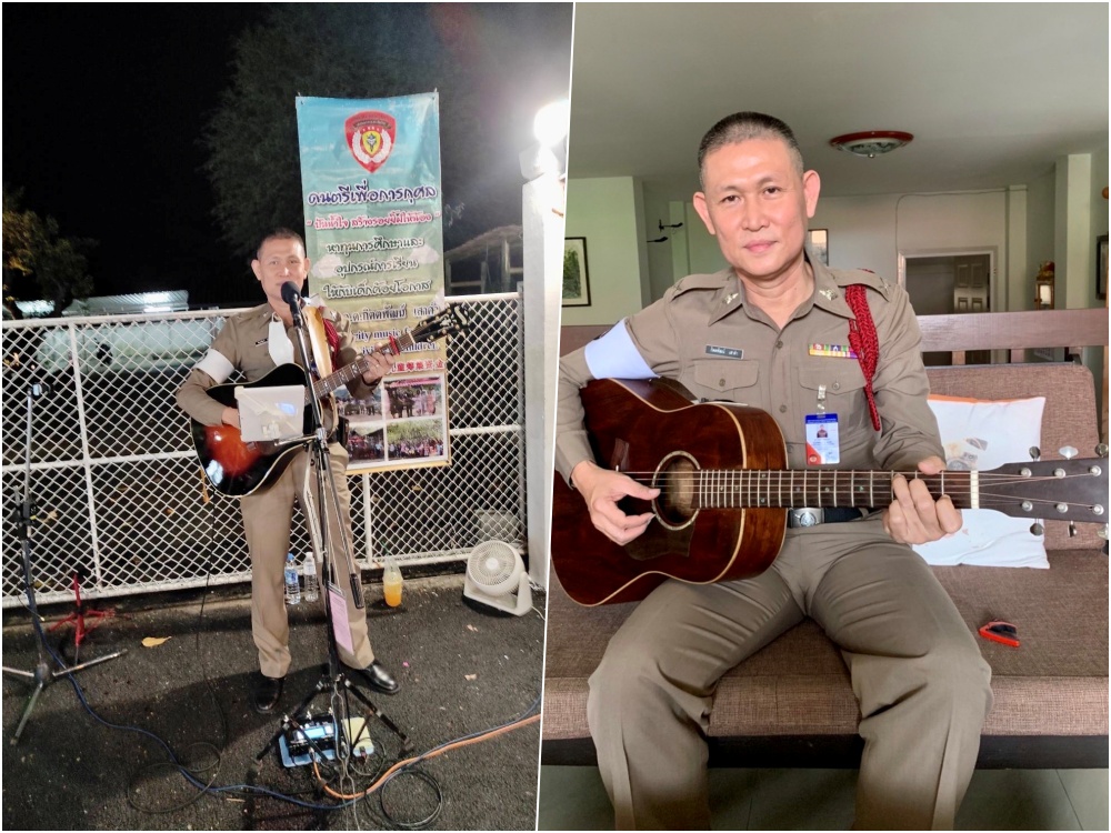 เปิดใจ ตร.จิตอาสา เปิดหมวกร้องเพลงรับบริจาคนำเงินไปช่วยเด็กด้อยโอกาส