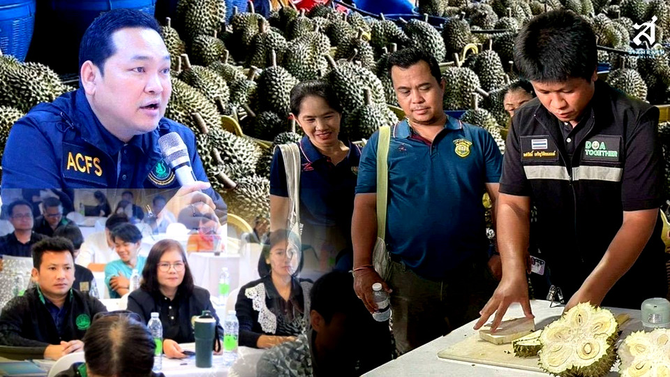 มกอช. ติวเข้มมาตรฐาน คุมทุเรียนอ่อนอีสาน ยกระดับคุณภาพส่งออกสู่ตลาดโลก