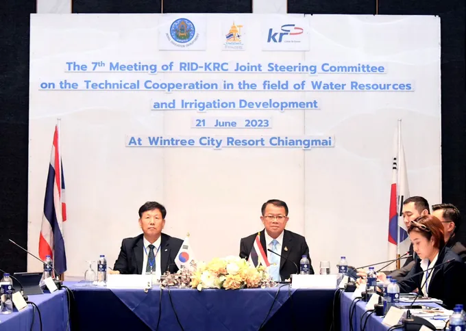 กรมชลฯ-KRC ร่วมประชุม The 7th JSC Meeting มุ่งพัฒนาแหล่งน้ำและการชลประทาน