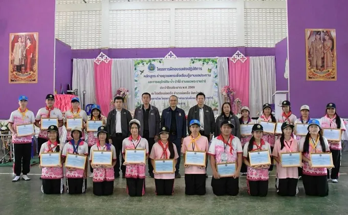 “ศูนย์ภูฟ้าฯ กรมชลประทาน” ปั้น 100 ยุวชลกร สืบสานพระราชดำริ เรียนรู้ “ดิน–น้ำ–ป่า” สร้างเยาวชนต้นแบบรักษ์ถิ่น