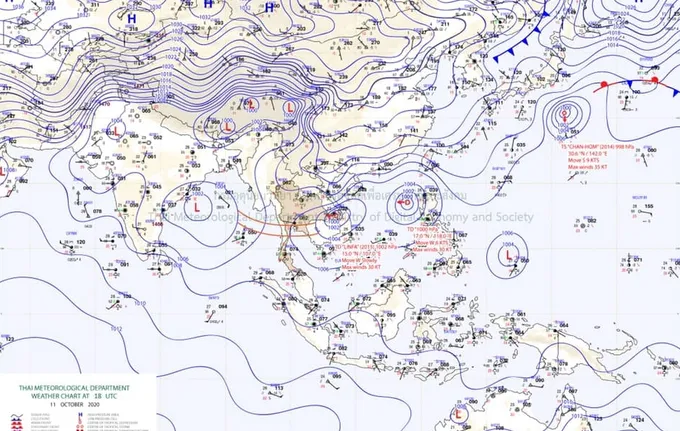 เช้านี้เมฆมาก ความชื้นสูง โอกาสมีฝนตลอดวัน