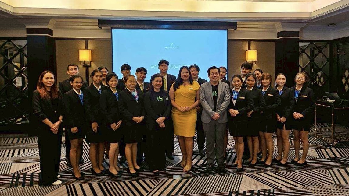 DPU เปิดโลกการทำงานจริง หนุนนักศึกษาเรียนรู้การบริหาร JW Marriott Phuket Resort & Spa