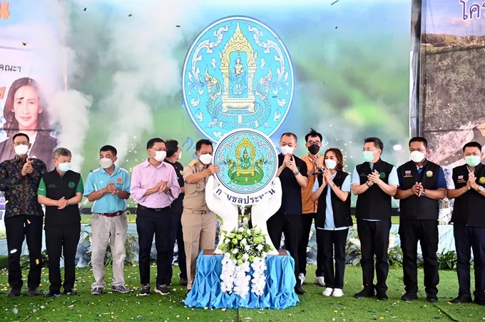 แห่งแรกของพังงา! "เฉลิมชัย" เปิดหัวงานอ่างเก็บน้ำลำไตรมาศ แหล่งกักเก็บน้ำ การอุปโภค-บริโภค ด้านการเกษตร