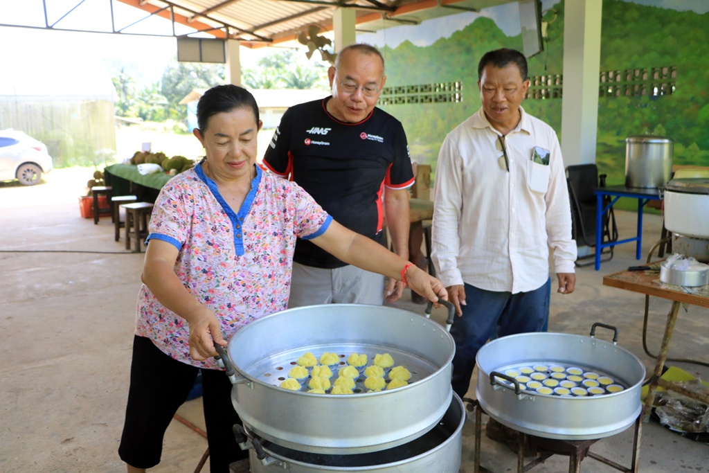 ไอเดียดี!! ขนมถ้วยฟูทุเรียนมูซานคิง ต่อยอดผลผลิตสู่ขนมหวานแสนอร่อย
