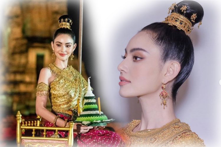 งามจับใจ'ใหม่ ดาวิกา'เป็นนางนพมาศ