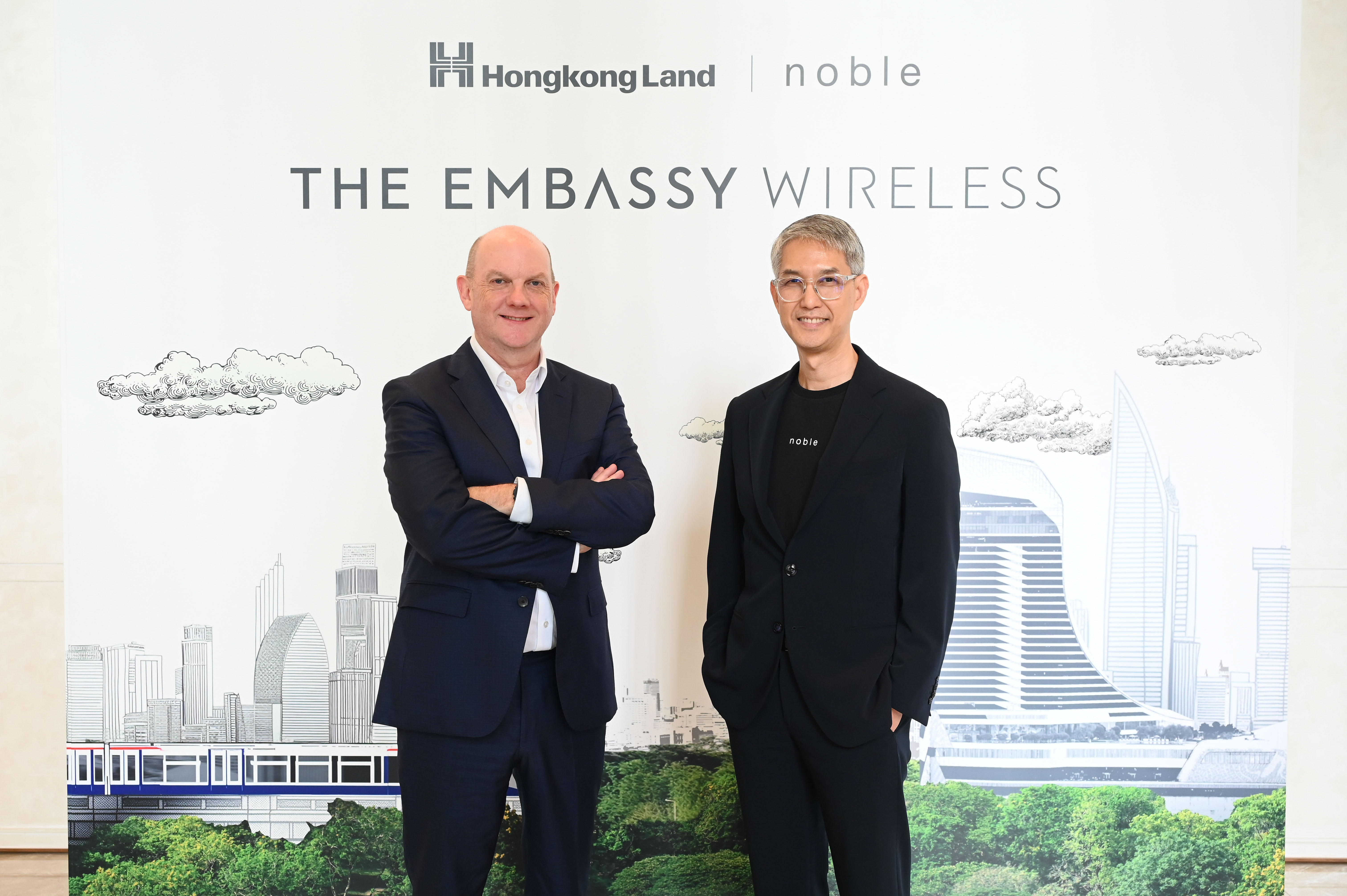 ฮ่องกงแลนด์จับมือโนเบิล เปิดตัว ‘The Embassy Wireless’ โครงการร่วมทุนมูลค่ากว่า 10,990 ล้านบาท บนถนนวิทยุทำเลเหนือระดับใจกลางกรุงเทพฯ