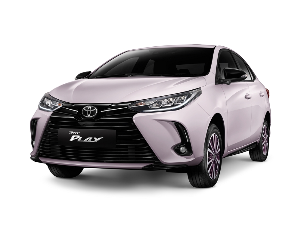 โตโยต้า YARIS อีโคคาร์แฮตช์แบ็ก ATIV อีโคคาร์ซีดานยอดนิยม รุ่นพิเศษ PLAY (Limited Edition)