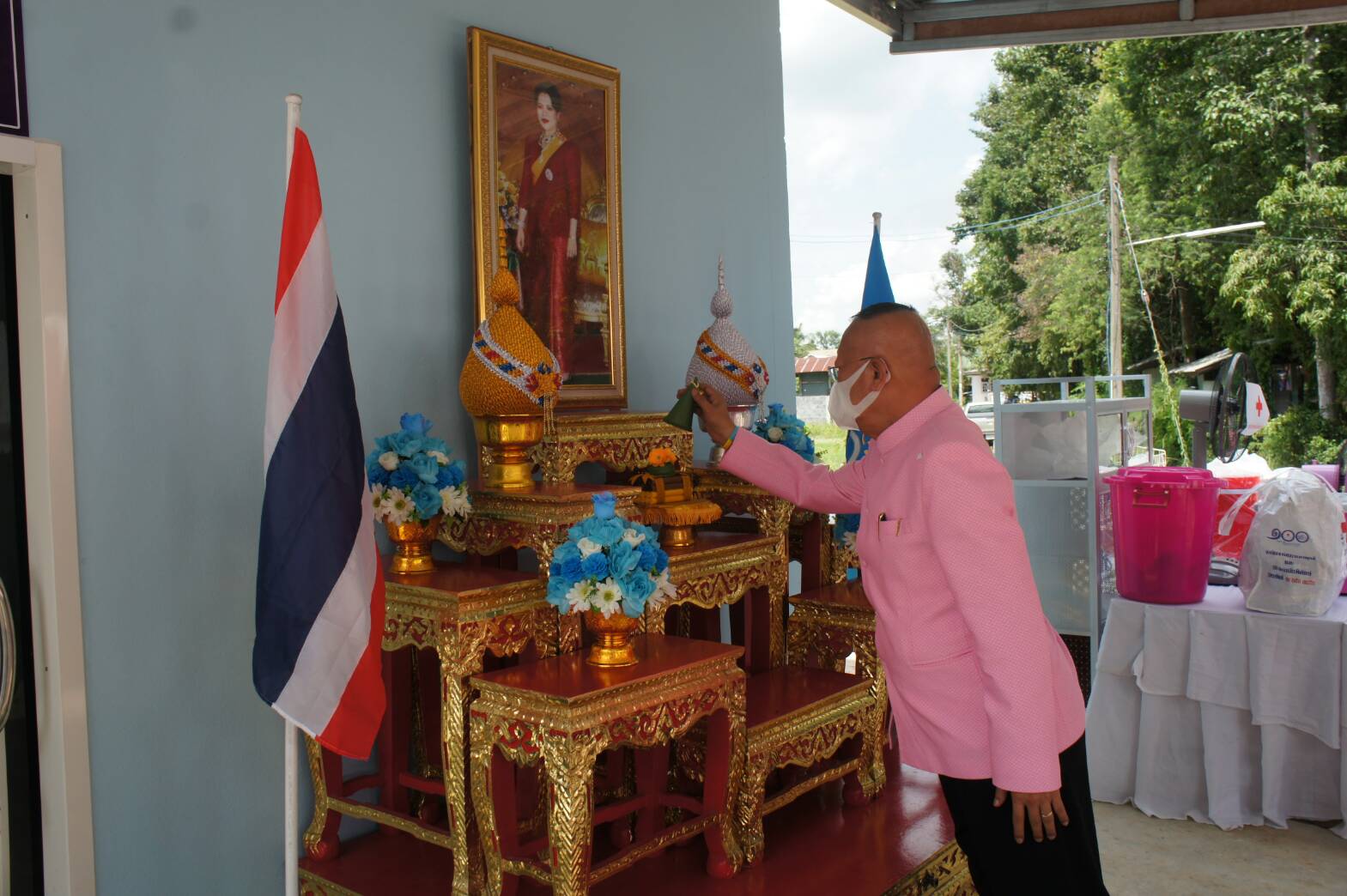เหล่ากาชาดยโสธร ร่วม อำเภอทรายมูลมอบบ้าน คืนความสุขสู่คนเมืองยศให้ผู้ยากไร้