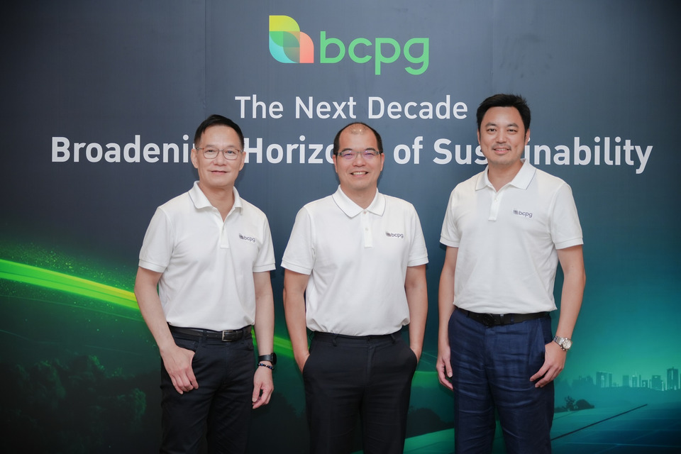 BCPG เปิดแผนกลยุทธ์ “The Next Decade: Broadening Horizons of Sustainability” มุ่งเติบโต 100% ภายในปี 2571