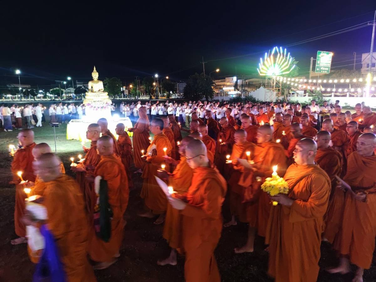 อำเภอคำเขื่อนแก้วจัดโครงการวิสาขะน้อมรำลึกตรึกในแก่นธรรมเฉลิมพระเกียรติ
