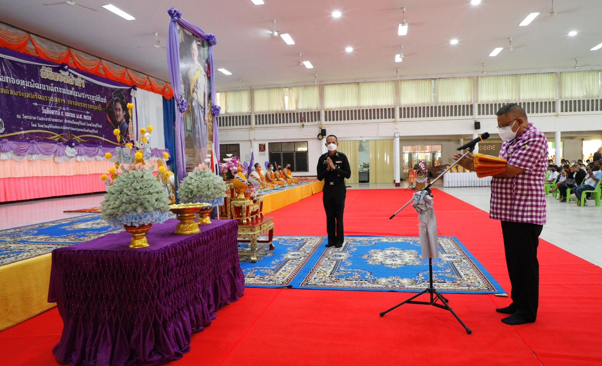 บุรีรัมย์ ทอดผ้าป่าสมทบกองทุนพัฒนาเด็กชนบทฯ ถวายเป็นพระราชกุศล กรมสมเด็จพระเทพฯ
