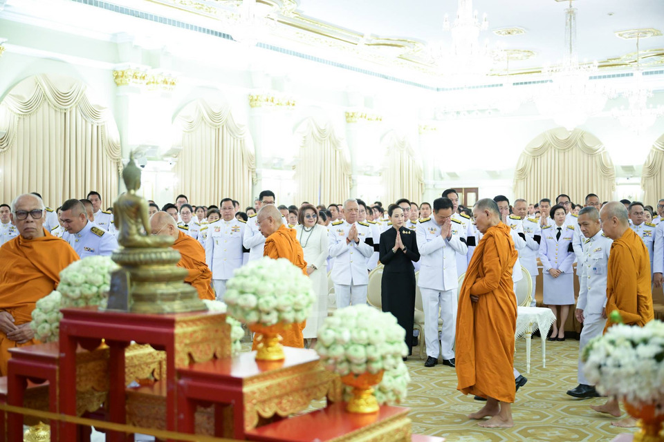 นายกฯ เป็นประธานพิธีบำเพ็ญกุศลปัณรสมวาร (15 วัน) อุทิศถวายเป็นพระกุศลแด่ "เจ้าฟ้าพัชรกิติยาภาฯ"
