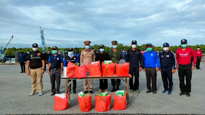 9 หน่วยงาน บูรณาการปฏิบัติการรื้อถอนโพงพาง น่านน้ำสตูล